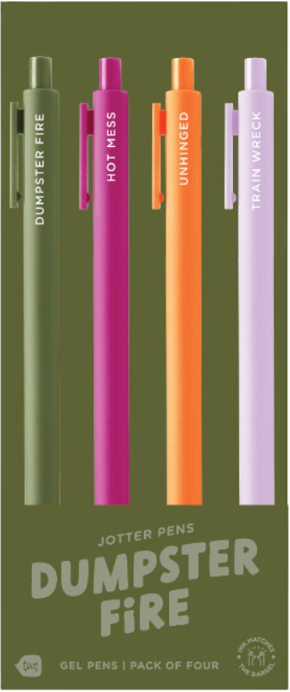 Jotter Sets 4 Pack -Dumpster Fire