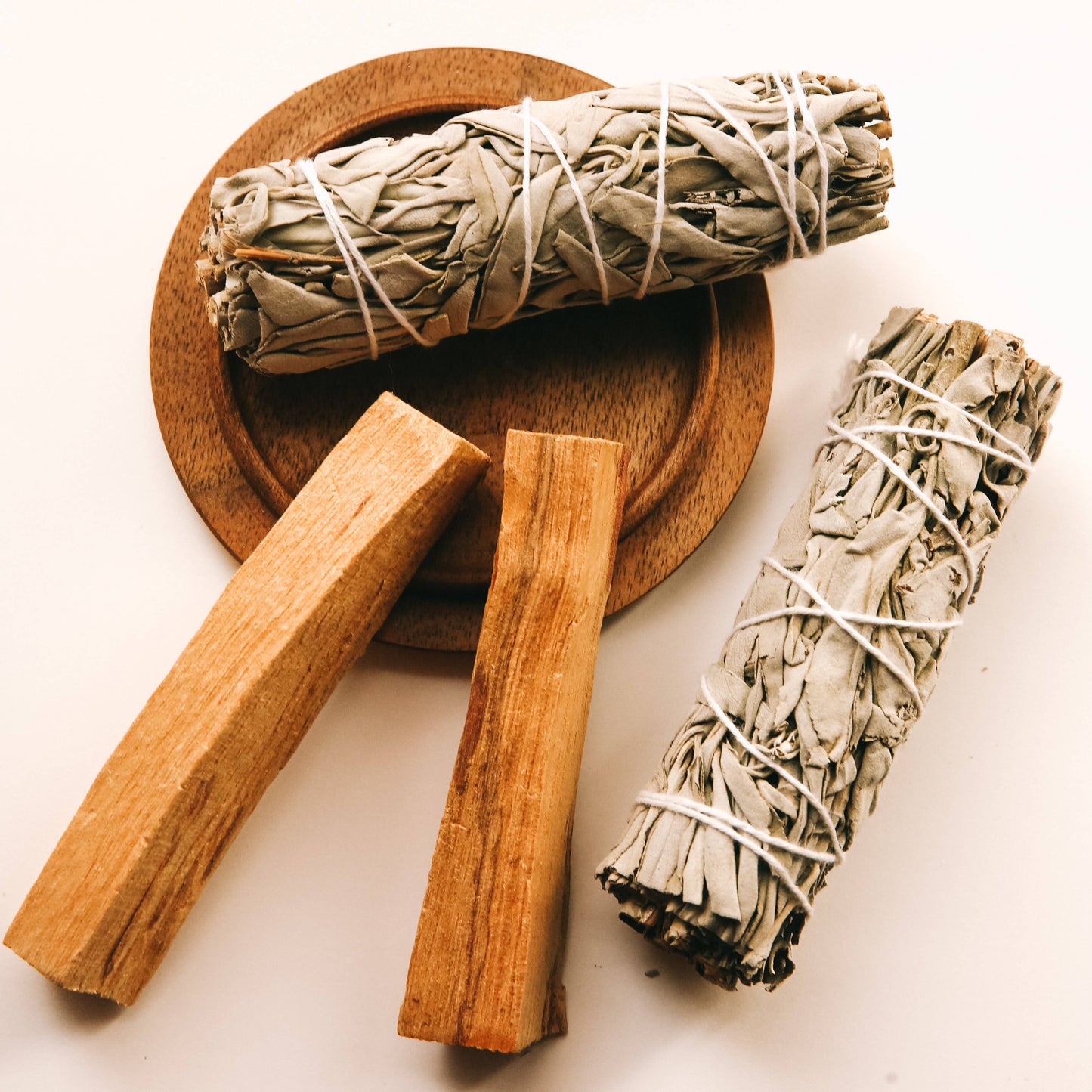 Sage Smudge + Palo Santo - Sustainably Grown Smudge Bundle: Palo Santo AND Sage
