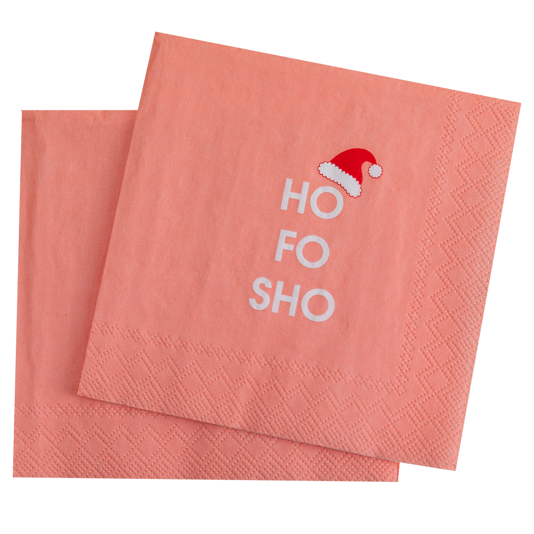 Ho Fo Sho - Holiday Cocktail Napkins