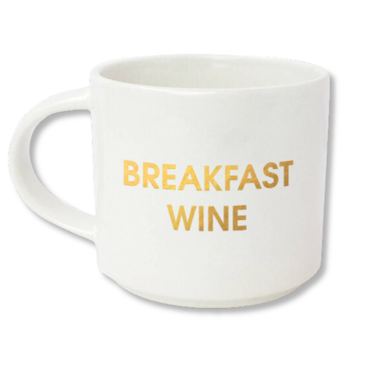 Breakfast Wine - Jumbo Stackable Coffee Tea Mug