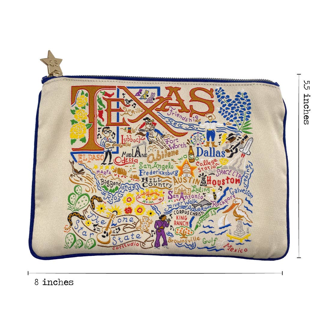 Texas Zip Pouch - Large