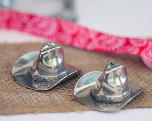 Pewter Cowboy Hat Salt & Pepper Set