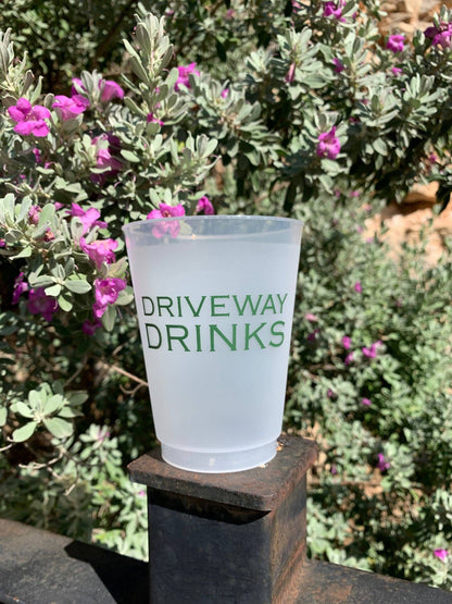 Driveway Drinks Frosted Cups - Summer: Pack of 6