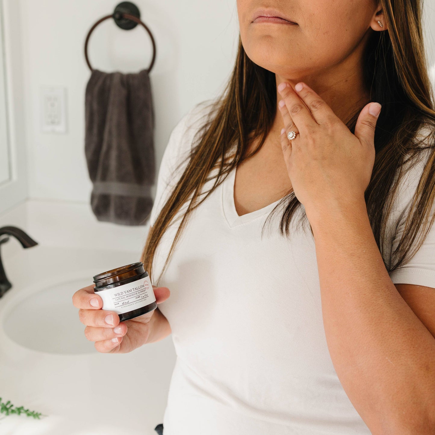 Wild Yam Tallow (made with lady may tallow): for hormonal imbalance