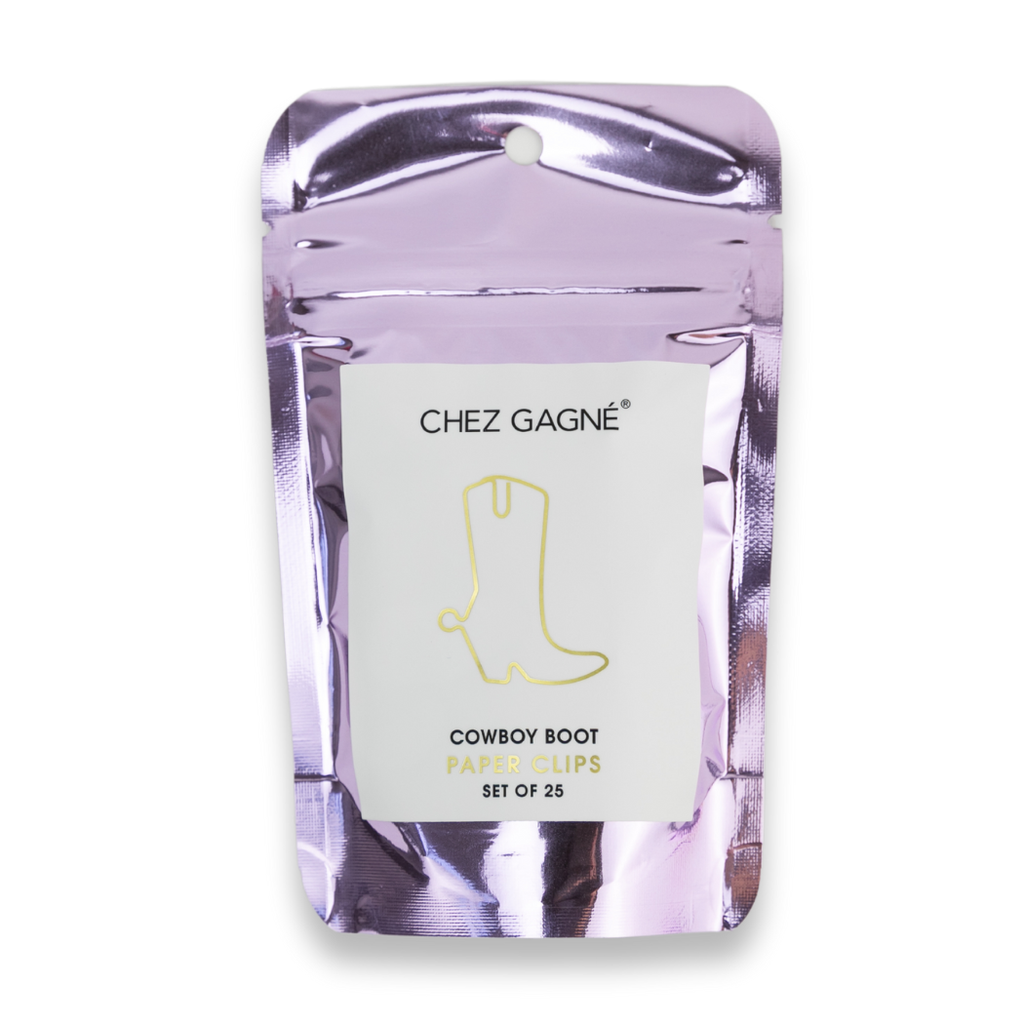 Paper Clip Pack - Cowboy Boot -  Pack of 25 -  Office Supplies