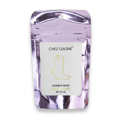 Paper Clip Pack - Cowboy Boot -  Pack of 25 -  Office Supplies