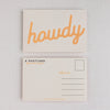 Howdy Postcards:  Black / Individual