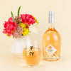 Off Duty - Gold Foil Wine Glass Stemless Wine Glass