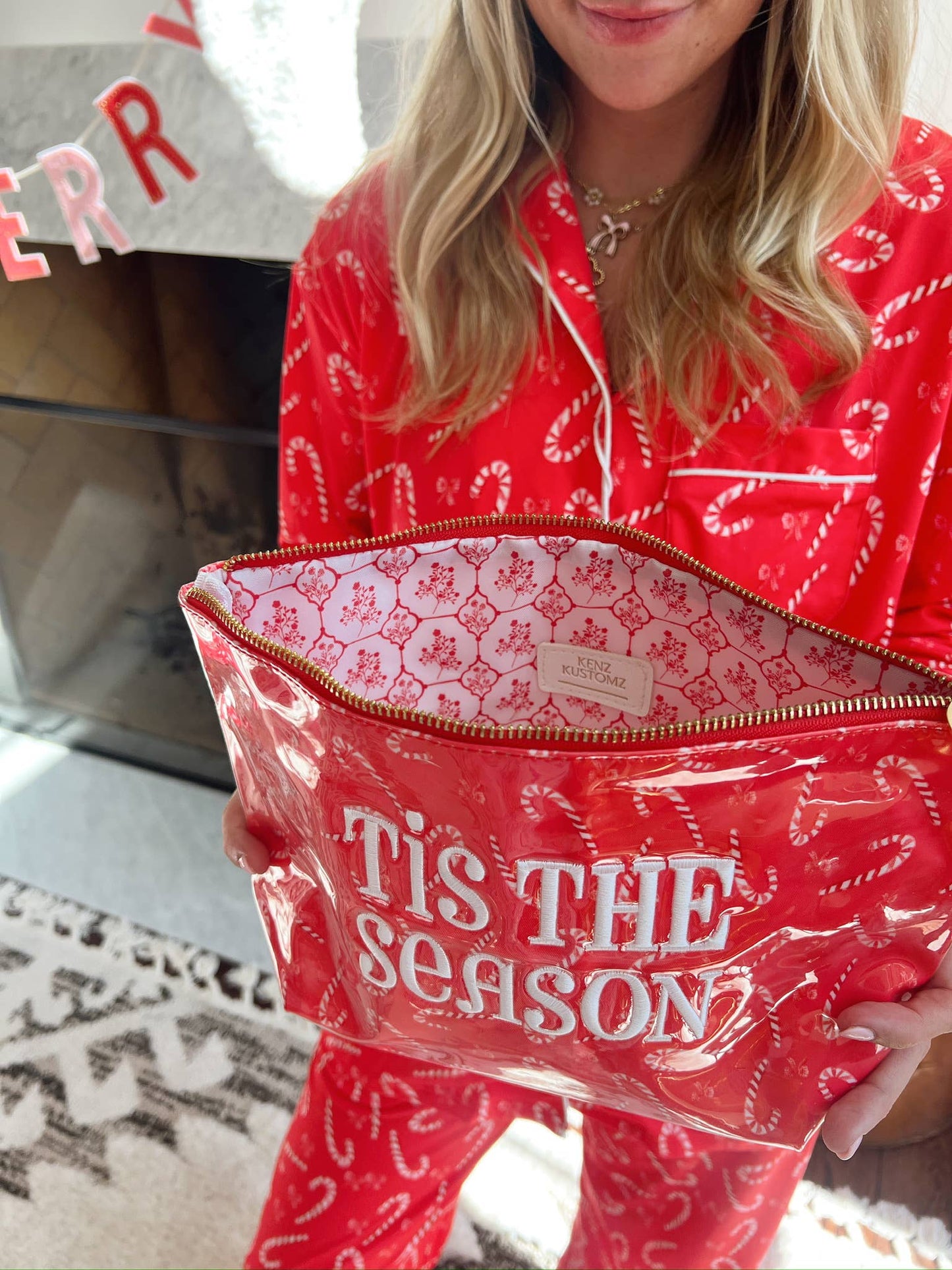 Candy Cane Pajama Set: Large