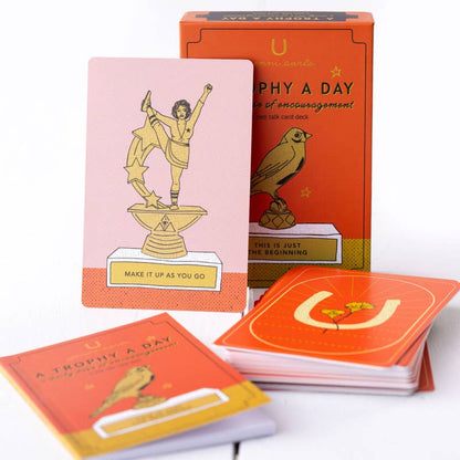 A Trophy A DAY - Pep Talk Oracle Card Deck