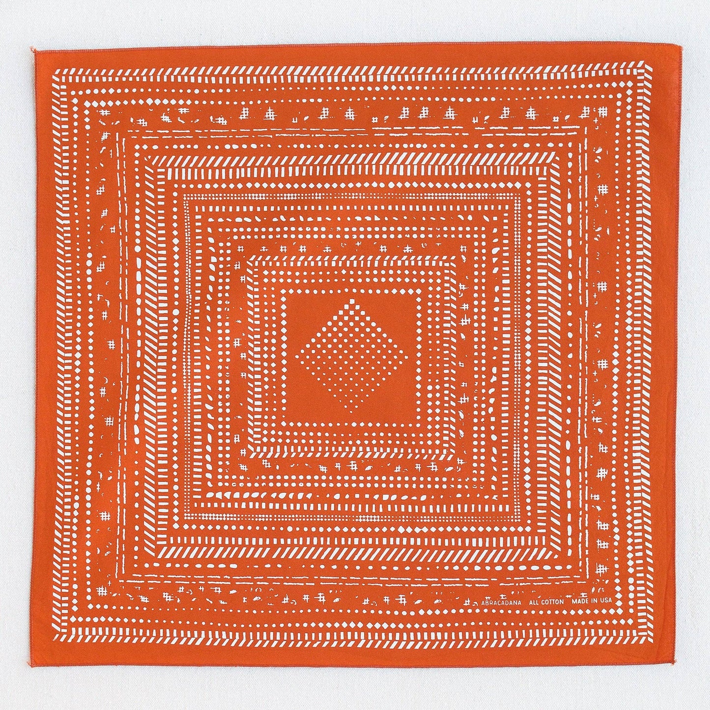 Dot Dash Bandana-Marmalade Orange