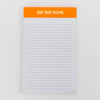 Get Shit Done Notepad - Orange