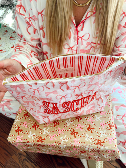 Bows Pajama Set: Large