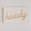Howdy Postcards:  Black / Individual