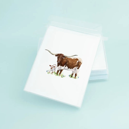 Texas Longhorn Greeting Card