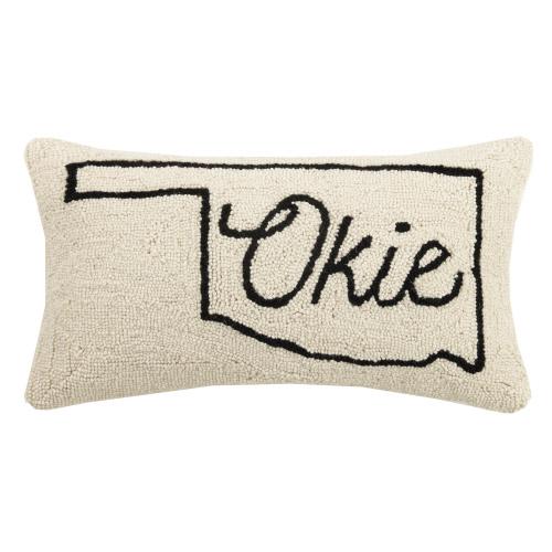 Okie Map Hook Pillow