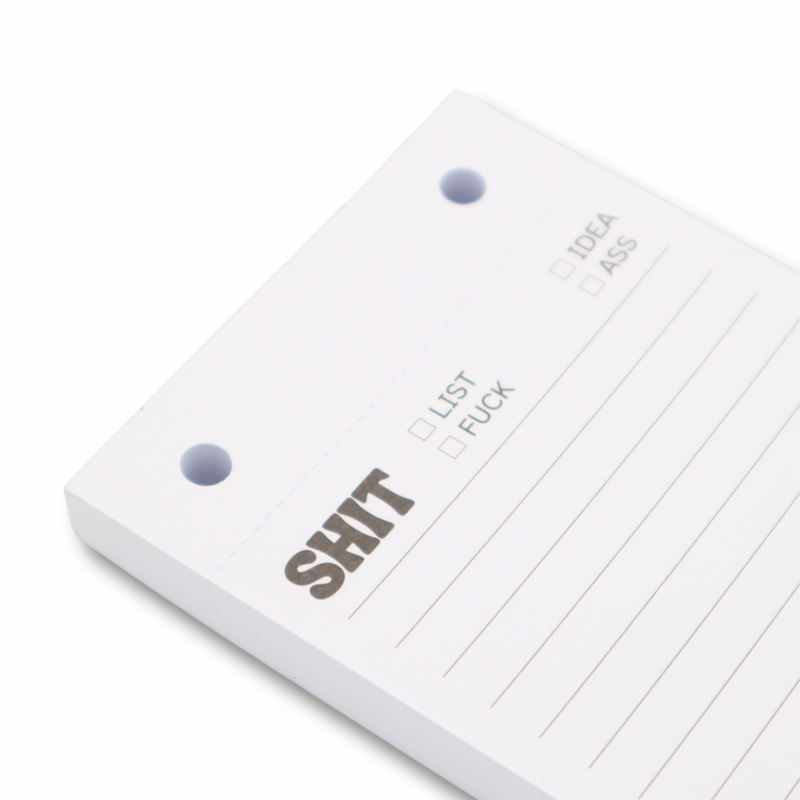Shit Notes - Tear Off Sheet Notepad