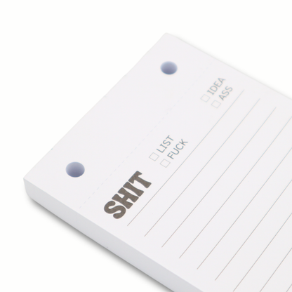 Shit Notes - Tear Off Sheet Notepad