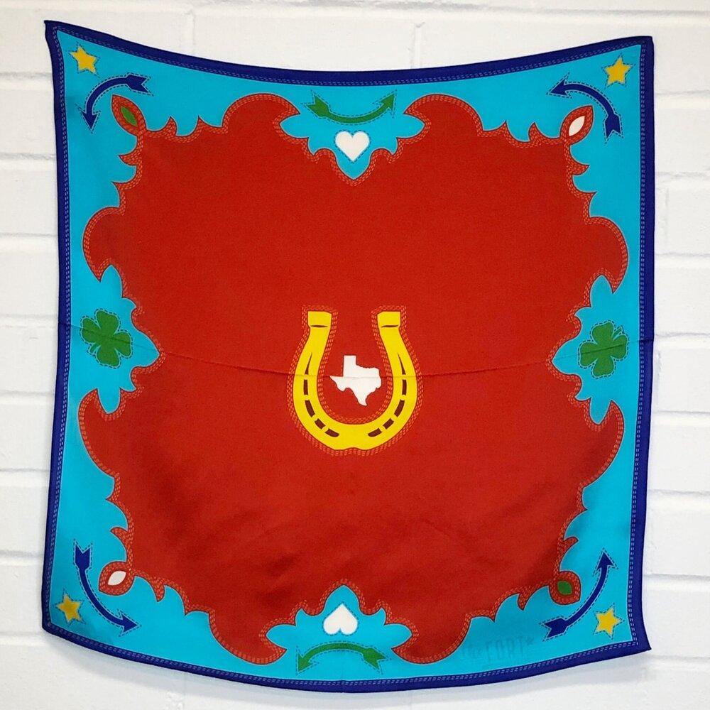 Buckaroo Silk Wild Rag in Red - The Fort - TX