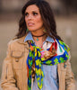 Two Feathers in the Wind Silk Scarf - The Fort - TX