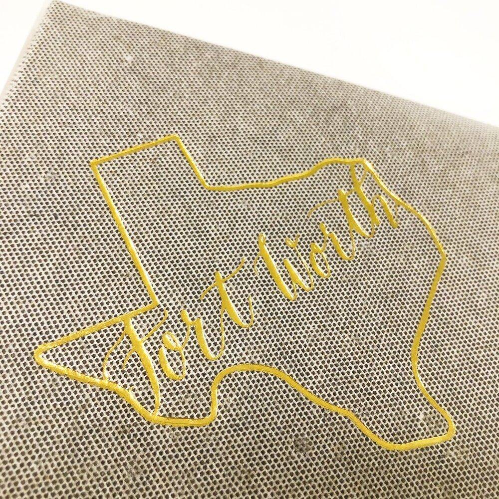 Fort Worth Tweed Cocktail Napkins - The Fort - TX