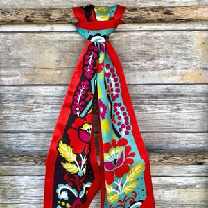 Fiore Silk Twilly Scarf - The Fort - TX