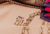 Two Tone Horseshoe Link Necklace