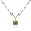 Horse Bit and Coin Necklace with Gold Mini Square Wilhelmina