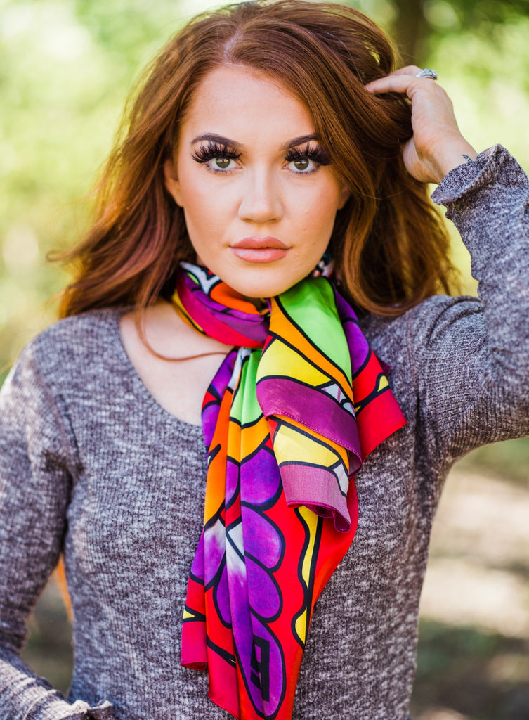 Talavera Silk Scarf is