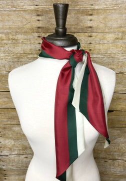 Tallinn Silk Twilly Scarf in Red