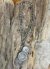 Vintage Holy Medals Necklace on Vintage Chanel Chain