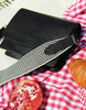 Mini Classic Audrey Leather Crossbody with Two Straps - Black