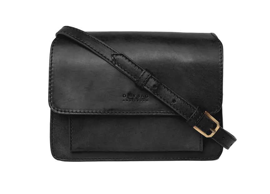 Harper Mini Classic Leather in Black
