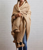 Moroccan Tasseled Blanket - Camel