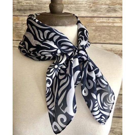 Otomi Navy and White Scarf - The Fort - TX