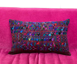 Reversible Mayan Heirloom Lumbar Pillow